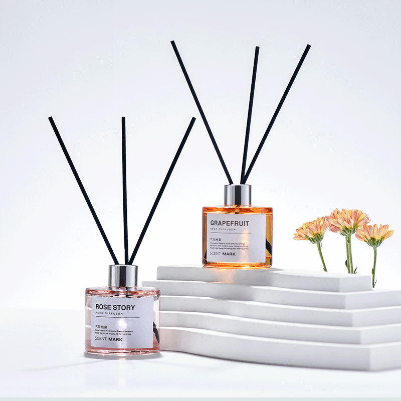 Home Fragrance Jasmine Diffuser - Ensemble de diffuseur de roseau avec