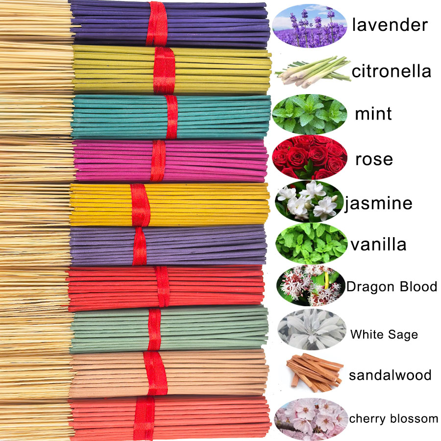 Home Fragrance Vanilla - 7 ensembles de 350/700 bâtons d'encens,