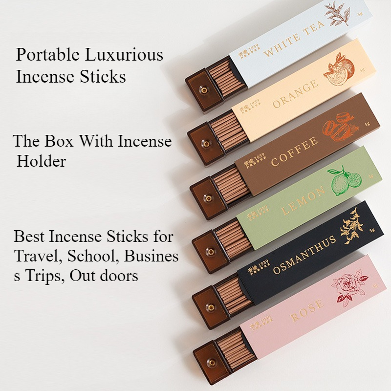 Home Fragrance Business - Y bâtons d'encens luxueux portables, poche