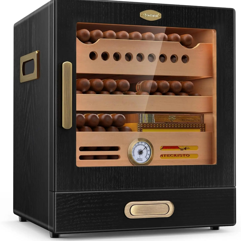 Home Fragrance Maple Walnut - Humidor à cigares, tiroir en bois