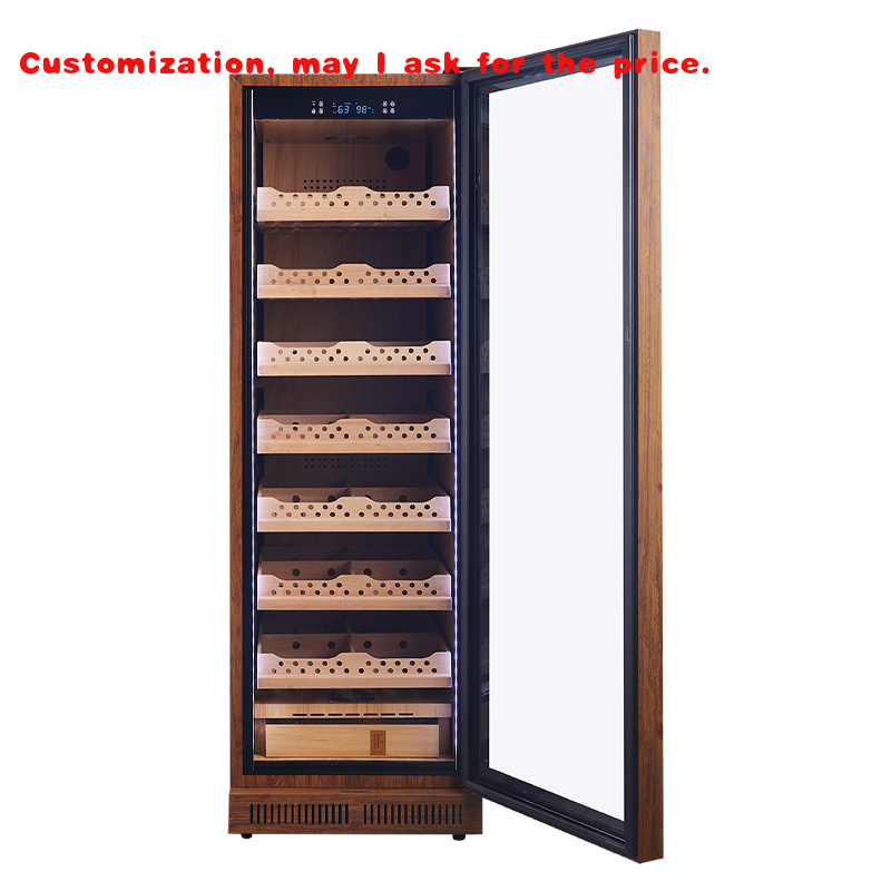 Home Fragrance Maple Walnut - Armoire électronique d'humidor de cigares d'affichage