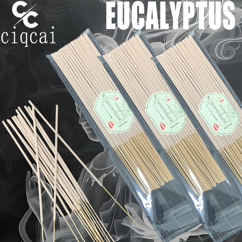 Home Fragrance Powder - Bâtonnets d'encens d'eucalyptus épais de qualité
