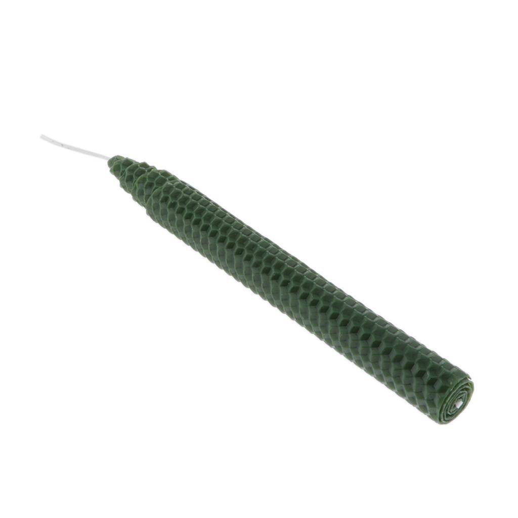 Beeswax Taper Candle - Bougie décorative artisanale en cire d'abeille