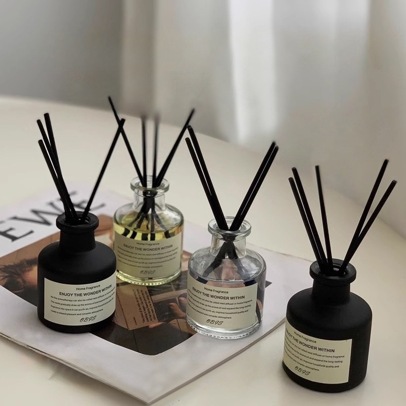 Home Fragrance Jasmine Diffuser - Ensemble d'aromathérapie sans feu, huile parfumée