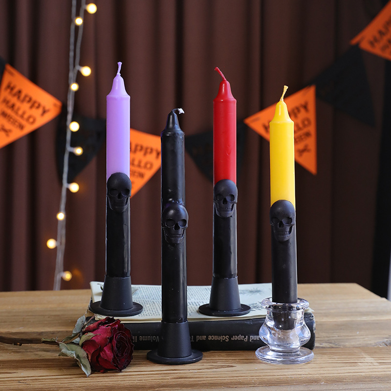 Beeswax Taper Candle - Bougies coniques gothiques en forme de