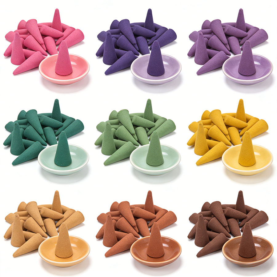 Home Fragrance Vanilla - Cônes et pastilles d'encens mixtes, parfum