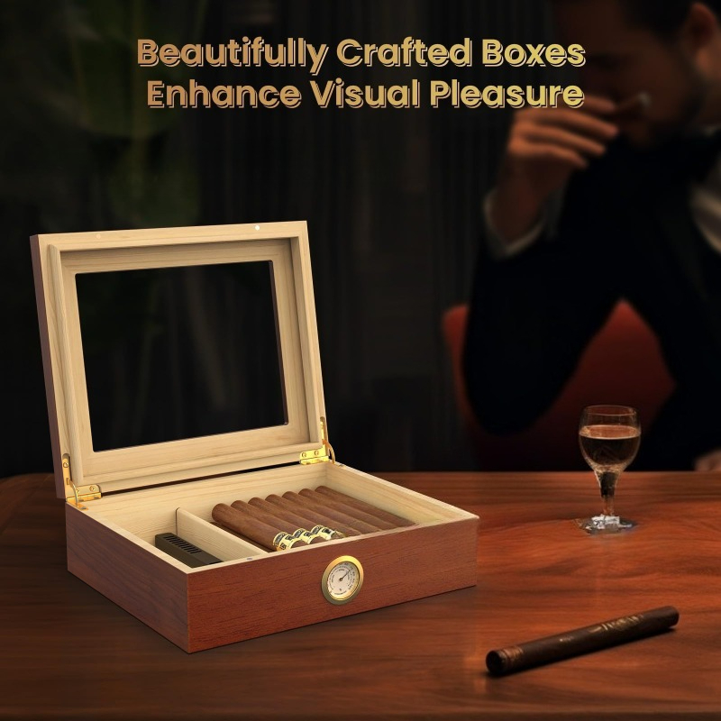 Boîte à cigares avec humidific - Home Fragrance Maple Walnut avis et prix