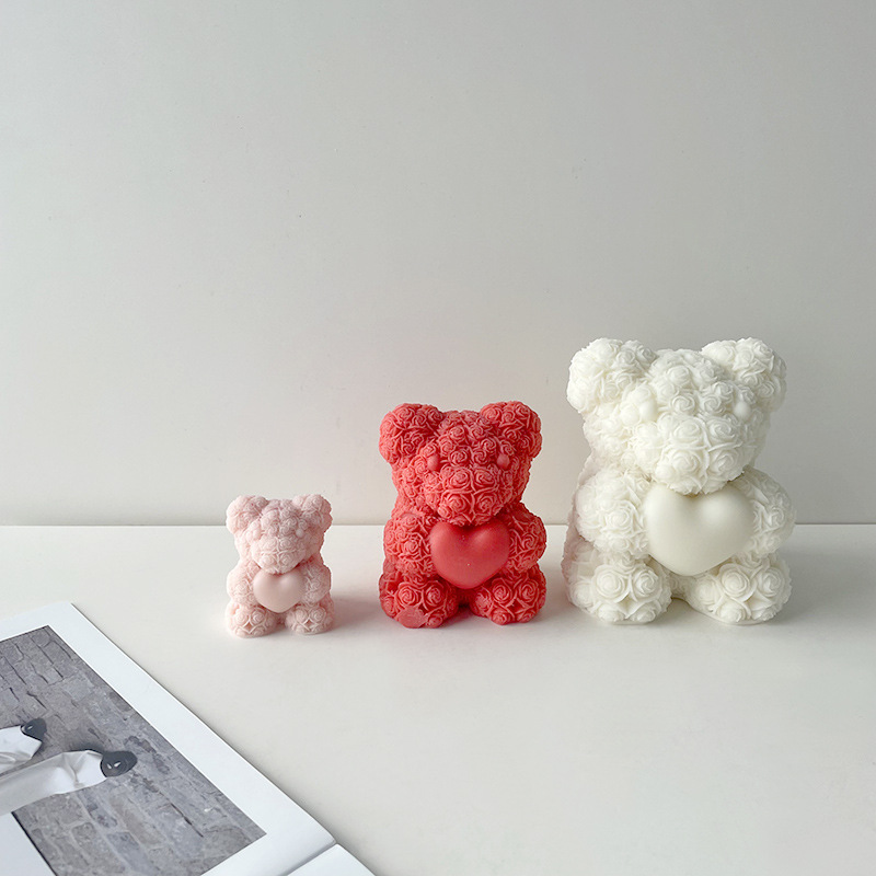 Moule de bougie 3D en Silicone - Home Fragrance Rose avis et prix