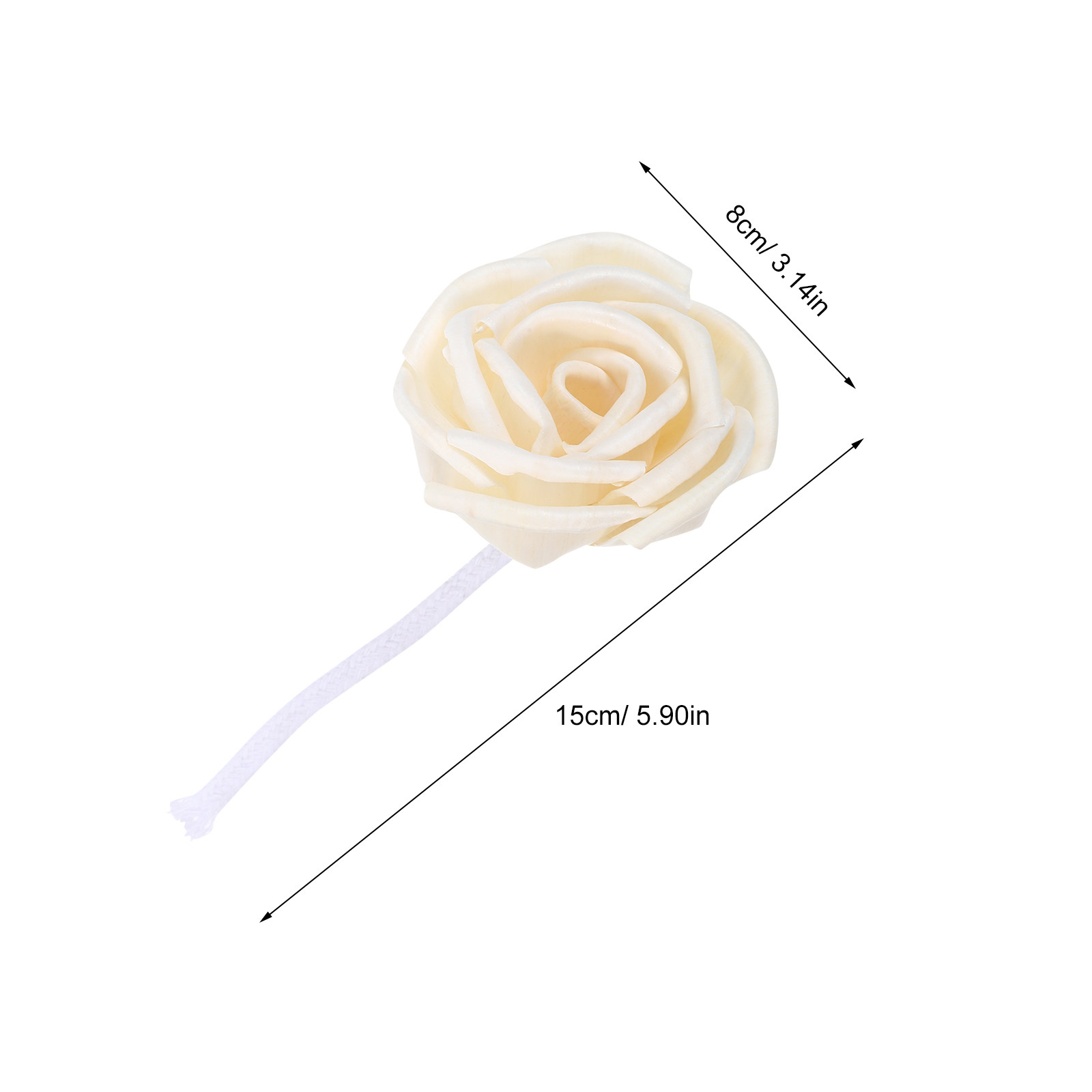 Lot de 2 diffuseurs de fleurs  - Home Fragrance Rose avis et prix