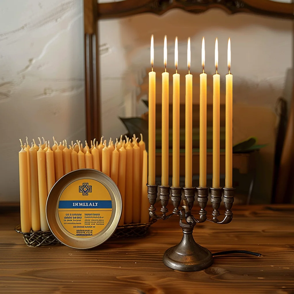 Bougie HanuPatrick ah en Cire  - Beeswax Taper Candle avis et prix