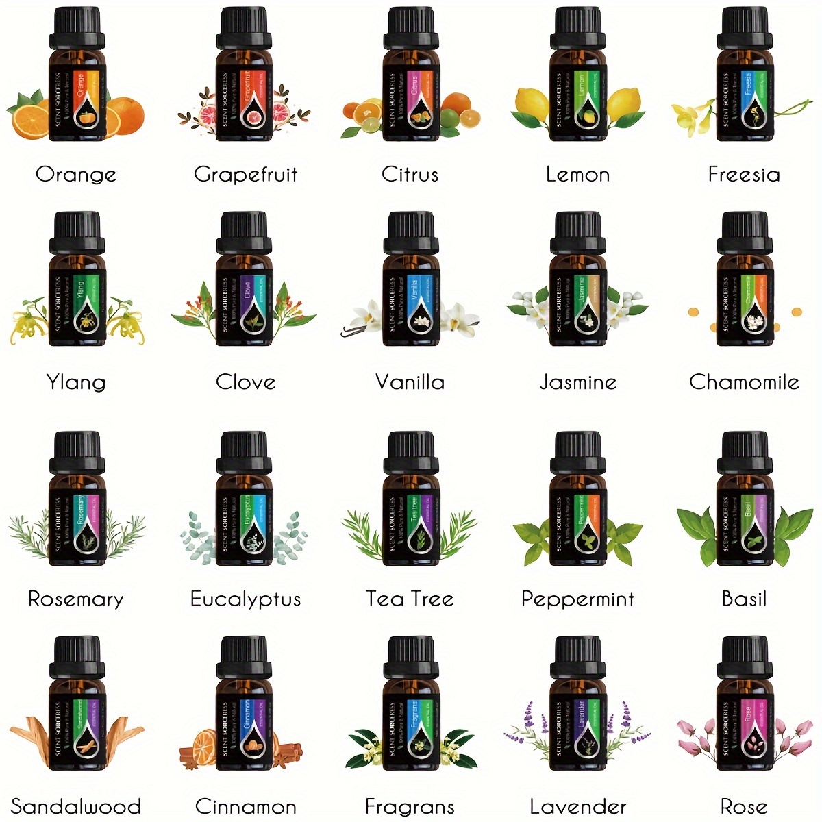 20 pièces/ensemble ensemble d' - Home Fragrance Diffuser Oil avis et prix