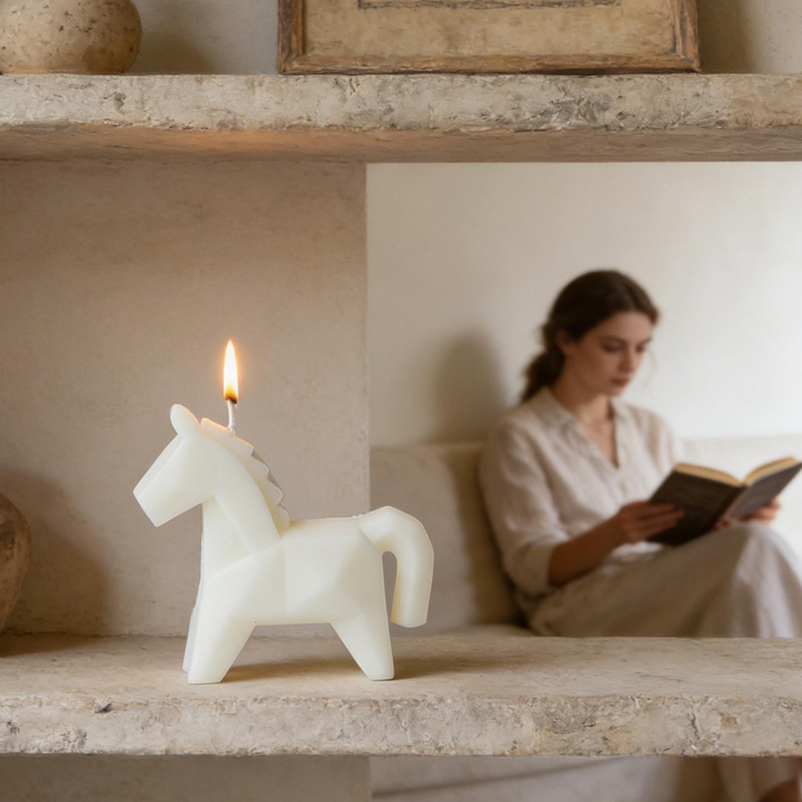 Bougie parfumée en forme de ch - Beeswax Taper Candle avis et prix