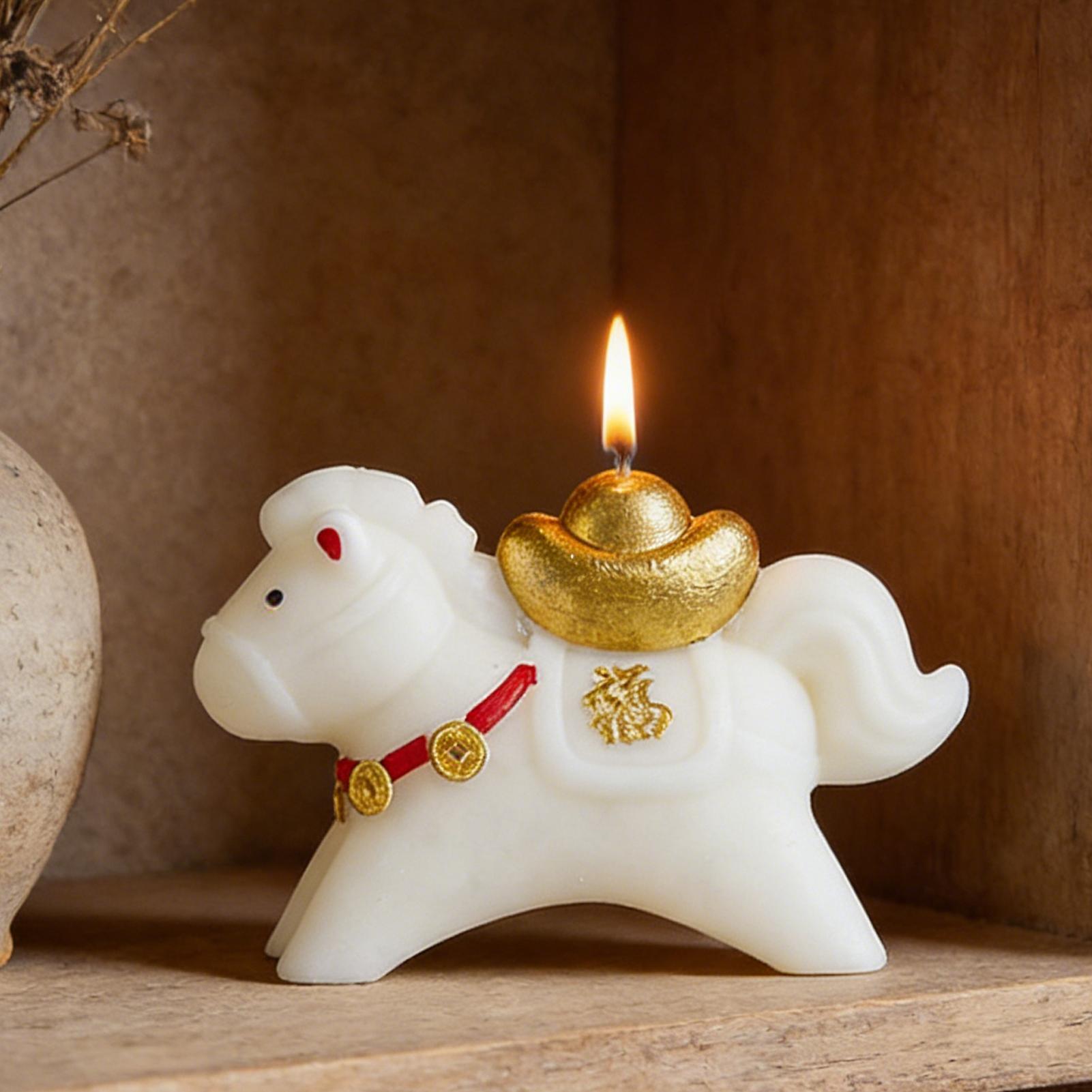 Bougie parfumée en forme de ch - Beeswax Taper Candle avis et prix