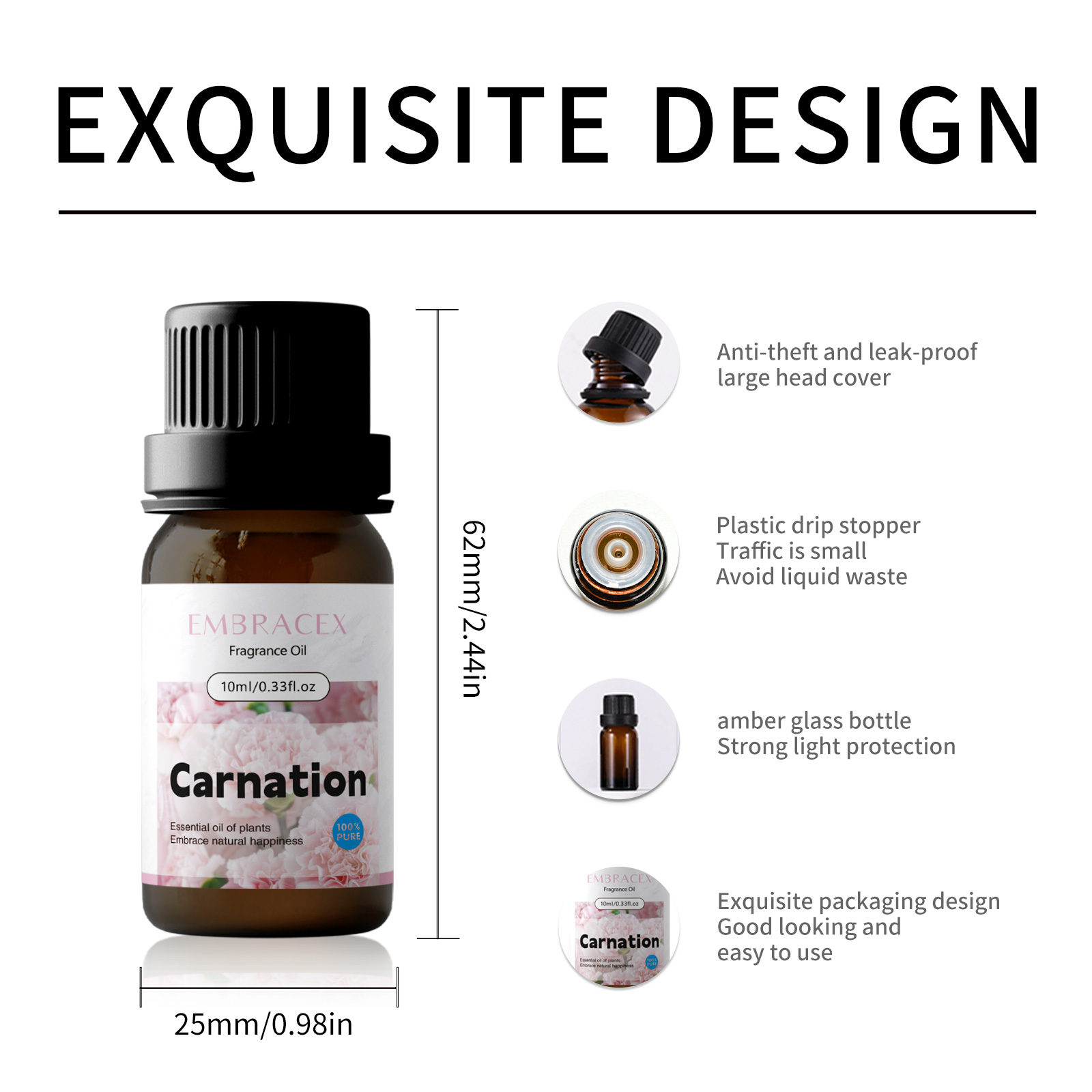 Huile essentielle de carnation - Home Fragrance Diffuser Oil avis et prix